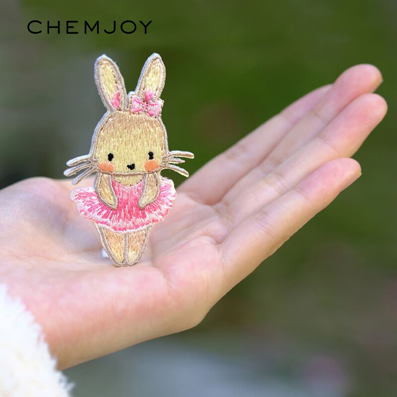Streetwear Brand Stickers - Embroideried Ballet Rabbit Iron on Patch