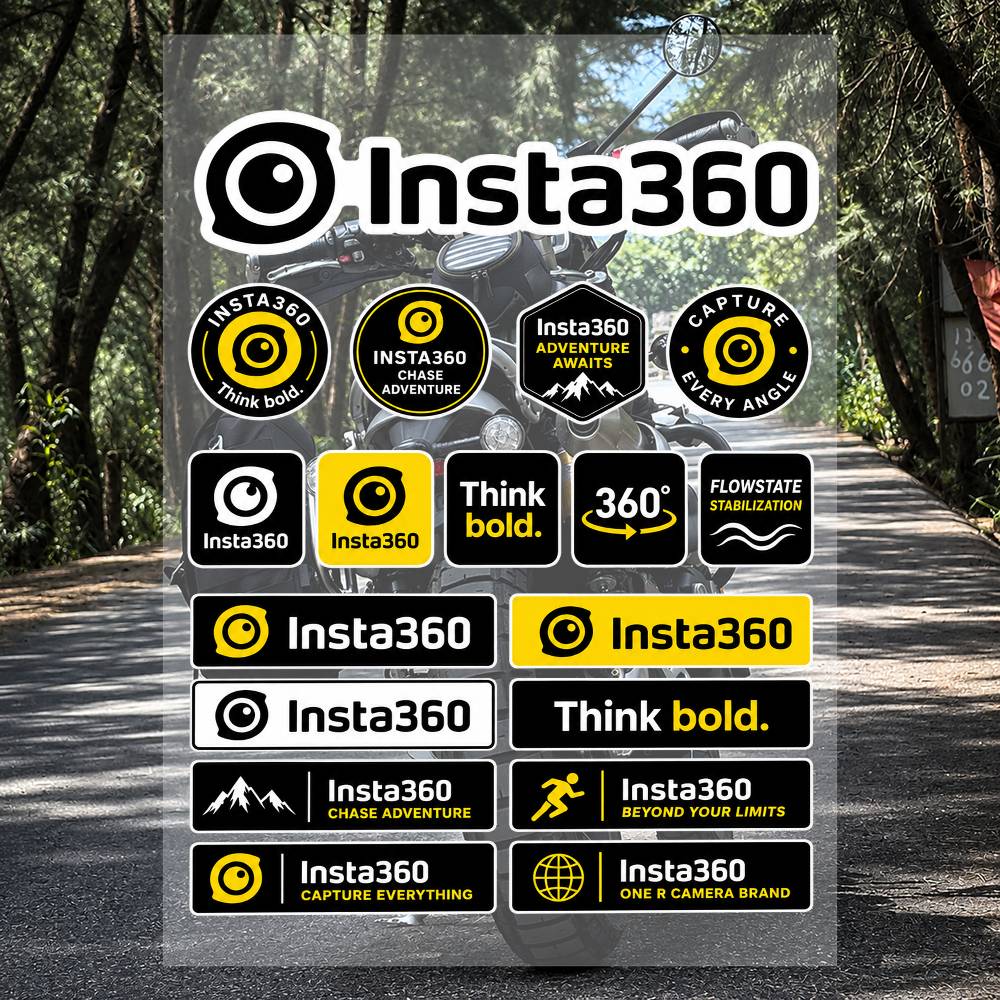 Streetwear Brand Stickers - A-I-Insta-A 3-360 Streetwear Brand Stickers Set
