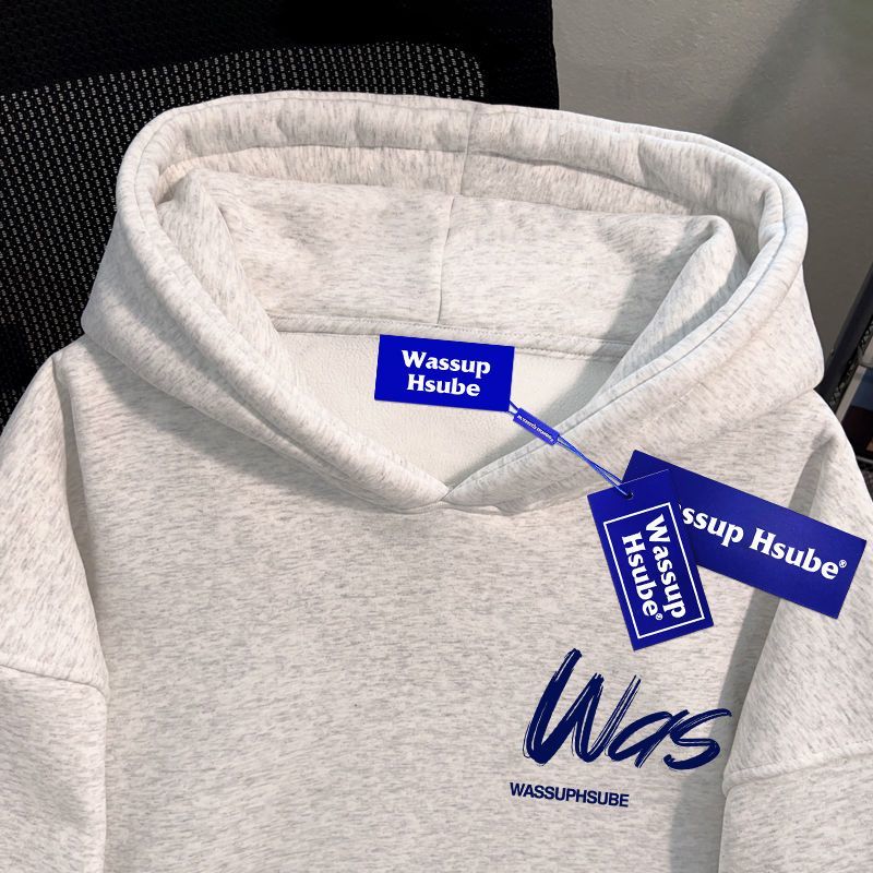 Streetwear Outfit Brand - Popular Letter Hooded Sweatshirt Men's Wear