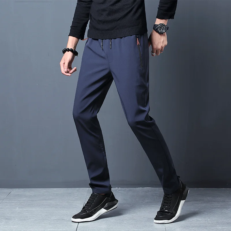 Men's Casual Pants Stretch Sli - Streetwear Brand Joggers ulasan dan harga