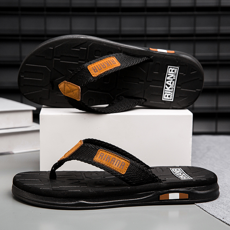 RIKANA trendy brand men's flip - Brand Of Streetwear ulasan dan harga