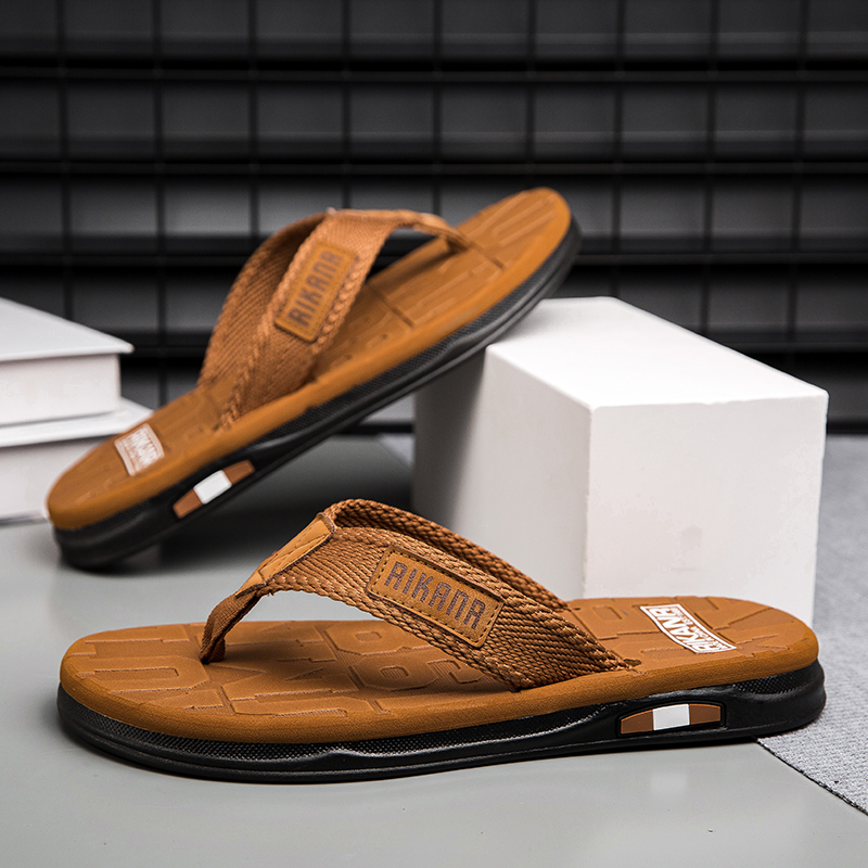 RIKANA trendy brand men's flip - Brand Of Streetwear ulasan dan harga