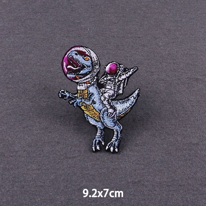 PUNK Animal Shark DIY Fusible  - Streetwear Brand Stickers ulasan dan harga