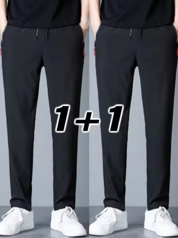 2 Pieces Men's Casual Pants St - Streetwear Brand Joggers ulasan dan harga