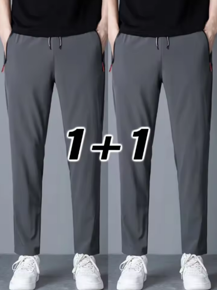 2 Pieces Men's Casual Pants St - Streetwear Brand Joggers ulasan dan harga