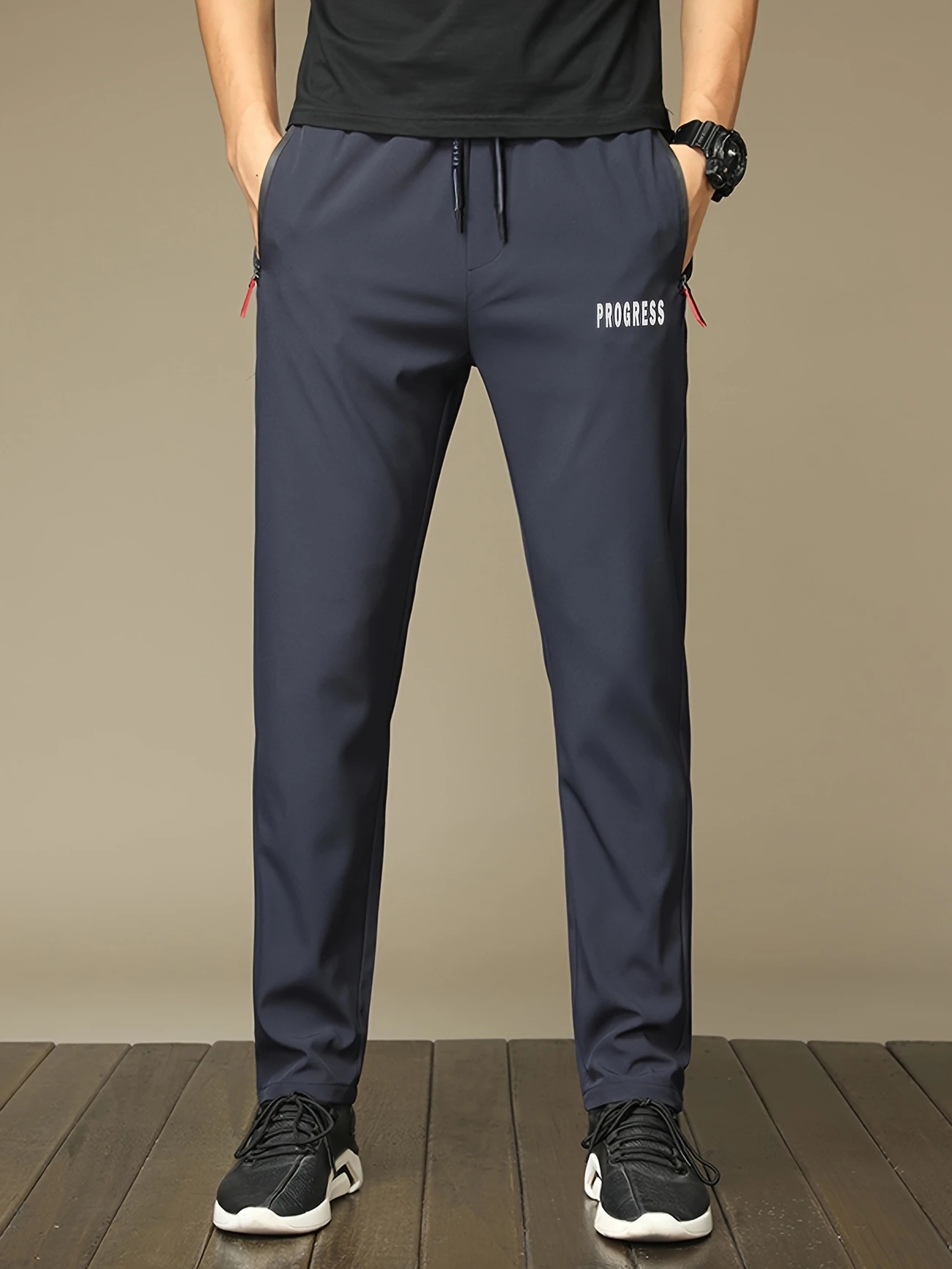 PROGRESS Printed Men's Casual  - Streetwear Brand Joggers ulasan dan harga
