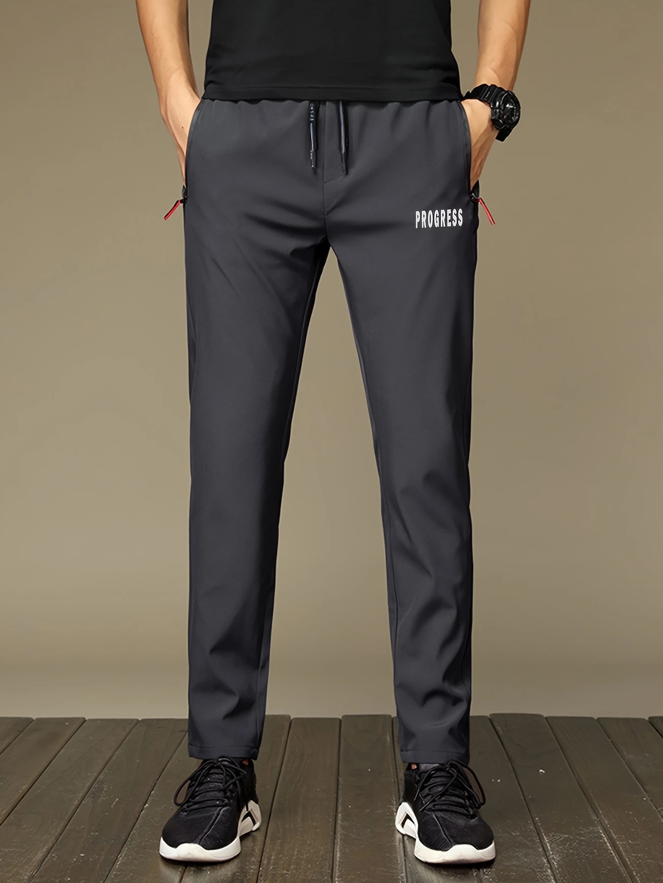 PROGRESS Printed Men's Casual  - Streetwear Brand Joggers ulasan dan harga