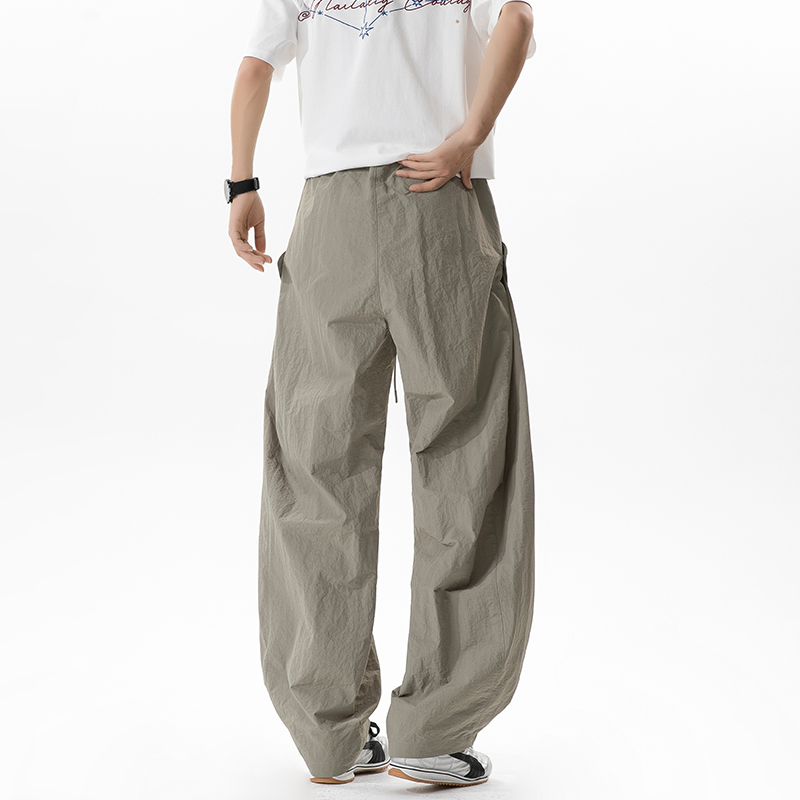 Ice Silk Joggers Pants Men Sum - Streetwear Brand Joggers ulasan dan harga