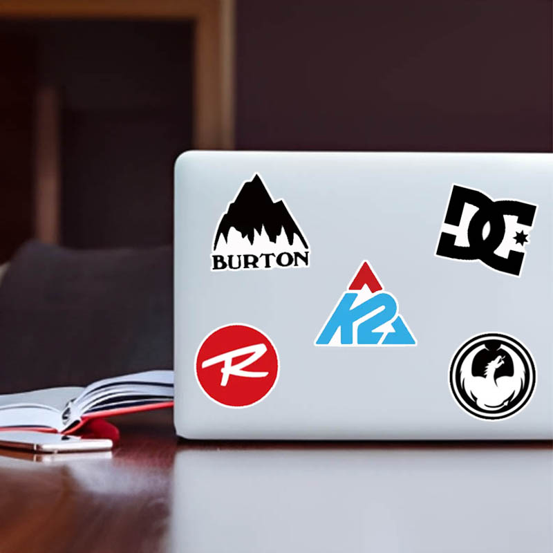 7 Pcs/Set Outdoor Skiing Brand - Streetwear Brand Stickers ulasan dan harga