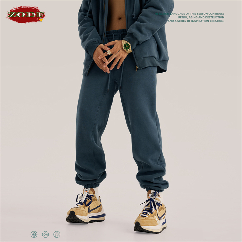 ZODF Trendy Men 345gsm Fleece  - Streetwear Brand Joggers ulasan dan harga