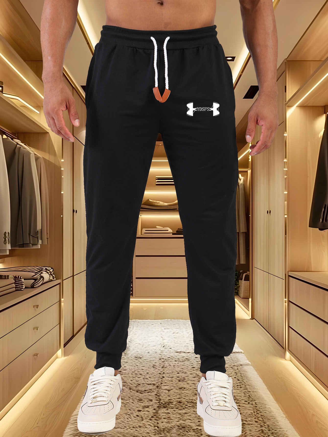 Men Jogger Pants Sport Brand L - Streetwear Brand Joggers ulasan dan harga
