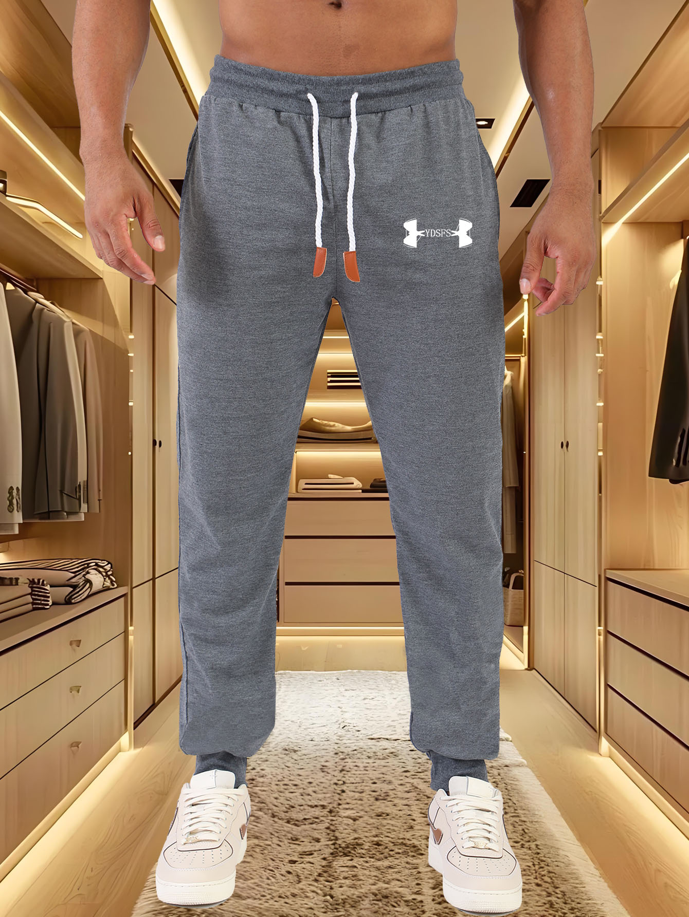 Men Jogger Pants Sport Brand L - Streetwear Brand Joggers ulasan dan harga