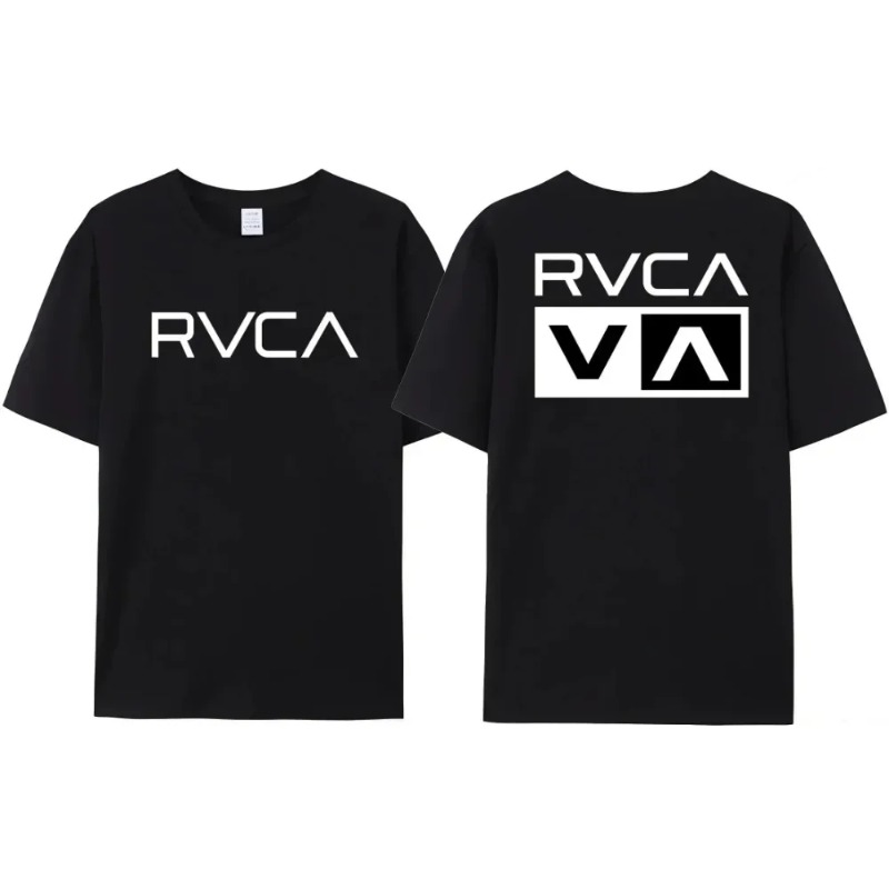 RVCA T Shirt Men Women Black T - Streetwear Brand Designs ulasan dan harga