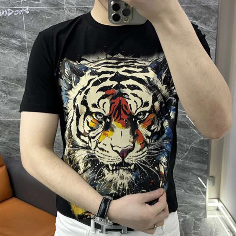 Streetwear Hot Drill Tiger Hea - Streetwear Outfit Brand ulasan dan harga