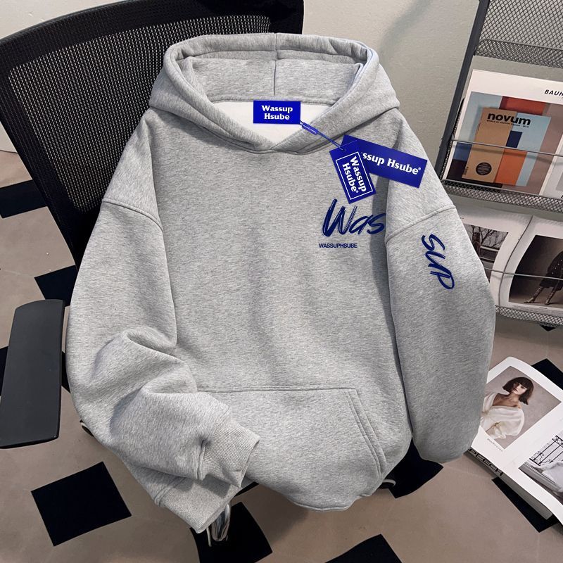 Popular Letter Hooded Sweatshi - Streetwear Outfit Brand ulasan dan harga